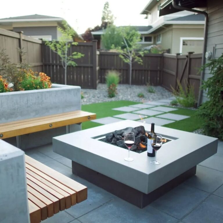 20 Stunning Concrete Fire Pit Ideas to Transform Your Outdoor Space